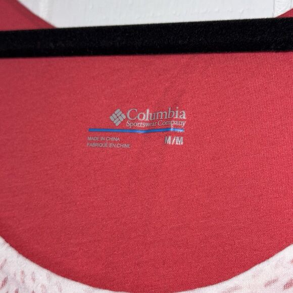 Columbia Women’s See Through You Burnout Dress White Pink Size Medium - Picture 4 of 5